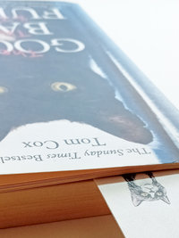 Cats on Books Bookmark, Tabby, Black, Black and White, Ginger and White, Ginger,  White, Tabby and White, Tuxedo