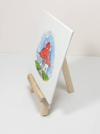 Fairy Toadstool House miniature art print