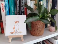 Cat miniature canvas art print