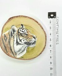 Tiger Painting on Wood