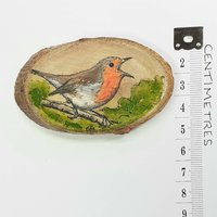 Robin Painting on Wood