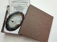 Howling Wolf Painting on Agate,  wolf gift, wolf present