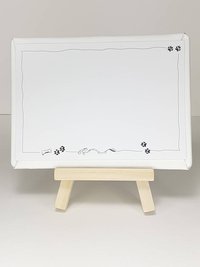 West Highland terrier print on mini canvas