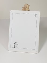 Mice miniature art print on canvas