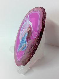 Fairy Painting on Agate