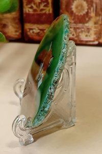 Fox Painting on Agate, fox present, fox gift
