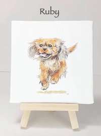 Cavalier King Charles Spaniel Mini Canvas Art Print