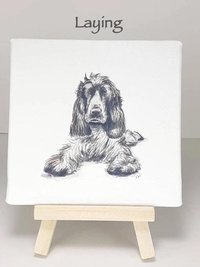 Cocker Spaniel Miniature Canvas Art Print