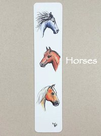 Animal Bookmark, Elephant Bookmark, Panda Bookmark, Wolf Bookmark, Horse Bookmark, Pig Bookmark