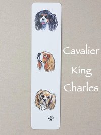 Dog Bookmark, Springer Spaniel, Cocker Spaniel, Cavalier King Charles Spaniel, Labrador, Pug, Lurcher, Border Collie, Boxer, German Shepherd