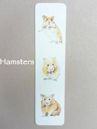 Little Pet Animal Bookmarks, Hamster Bookmark, Rabbit Bookmark, Rat Bookmark, Guinea Pig Bookmark, Pet Bookmark