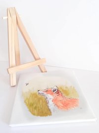 Fox Cub miniature art print