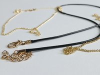 Caracal Hand Painted Agate Pendant