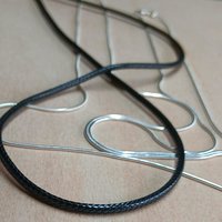 Red Fox Hand Painted Agate Pendant