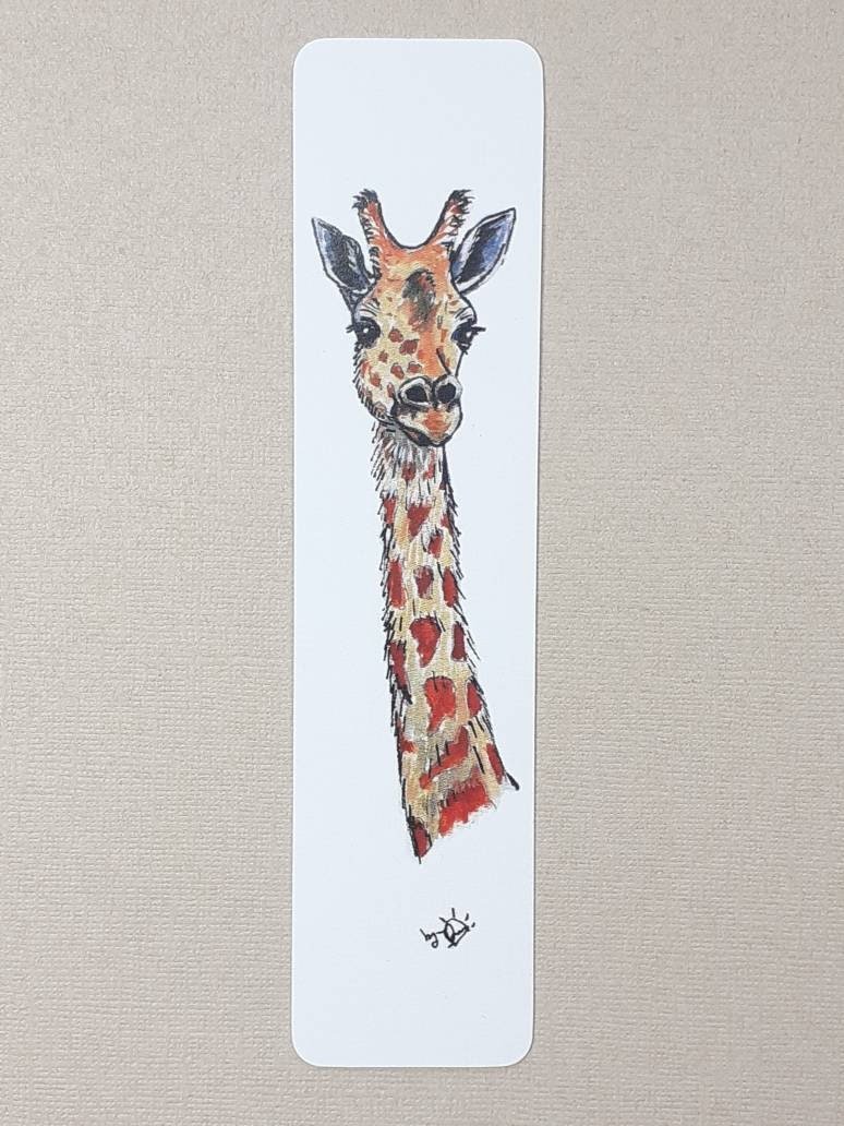 Animal Bookmark, Meerkat Bookmark, Giraffe Bookmark, Macaw Bookmark, Hedgehog Bookmark, Ferret Bookmark