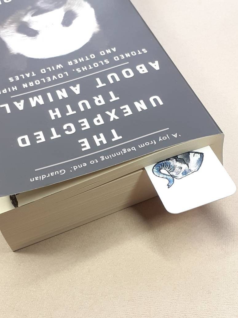 Animal Bookmark, Elephant Bookmark, Panda Bookmark, Wolf Bookmark, Horse Bookmark, Pig Bookmark