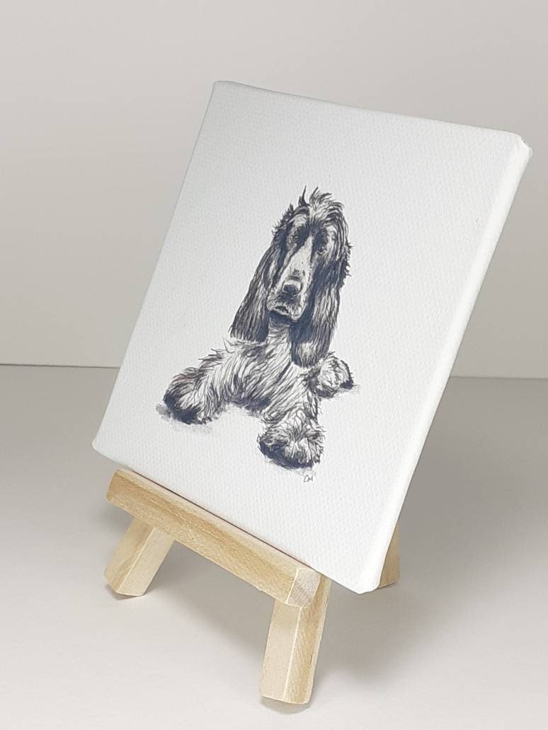 Cocker Spaniel Miniature Canvas Art Print