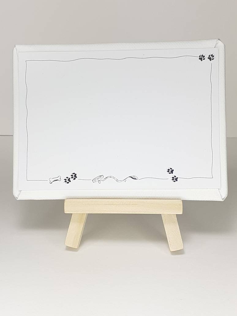West Highland terrier print on mini canvas