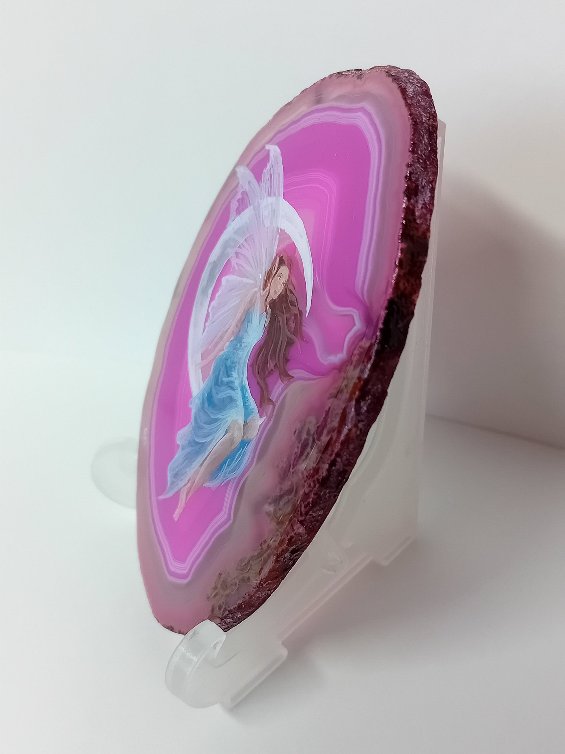 Fairy Painting on Agate