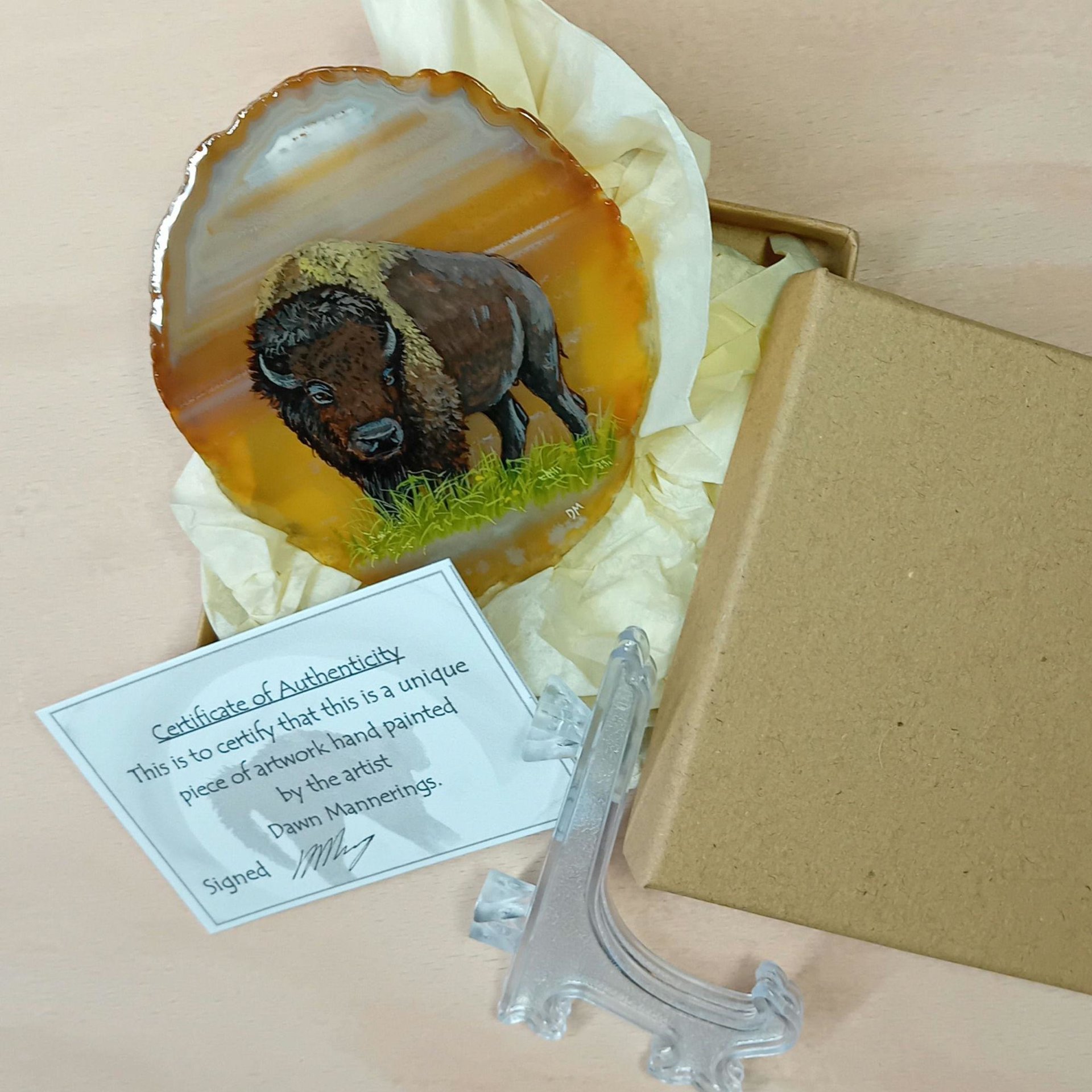 Buffalo Agate Painting