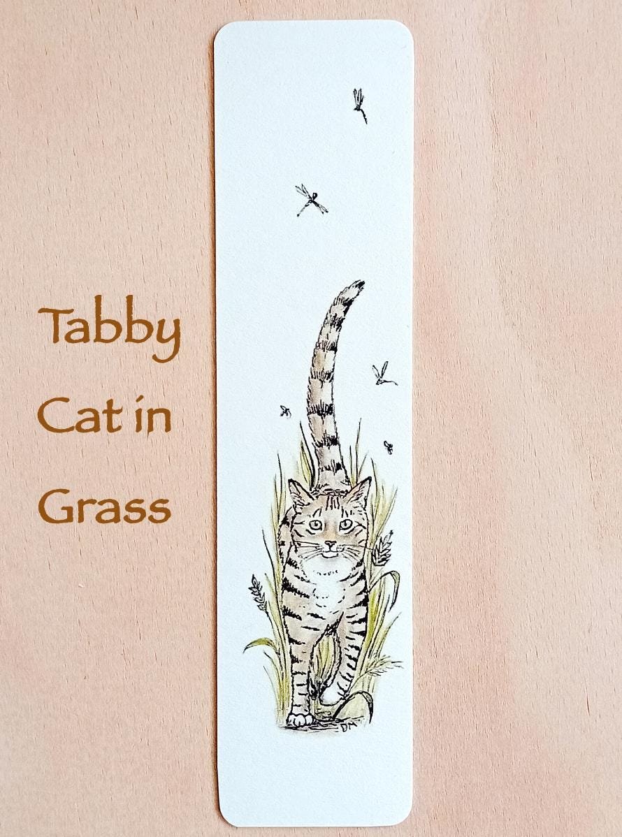 Cats Bookmark, Ginger cat, Tabby cat, grey and white cat, grey cat,black and white cat, kittens, tabby kitten, calico kitten, Ginger kitten,