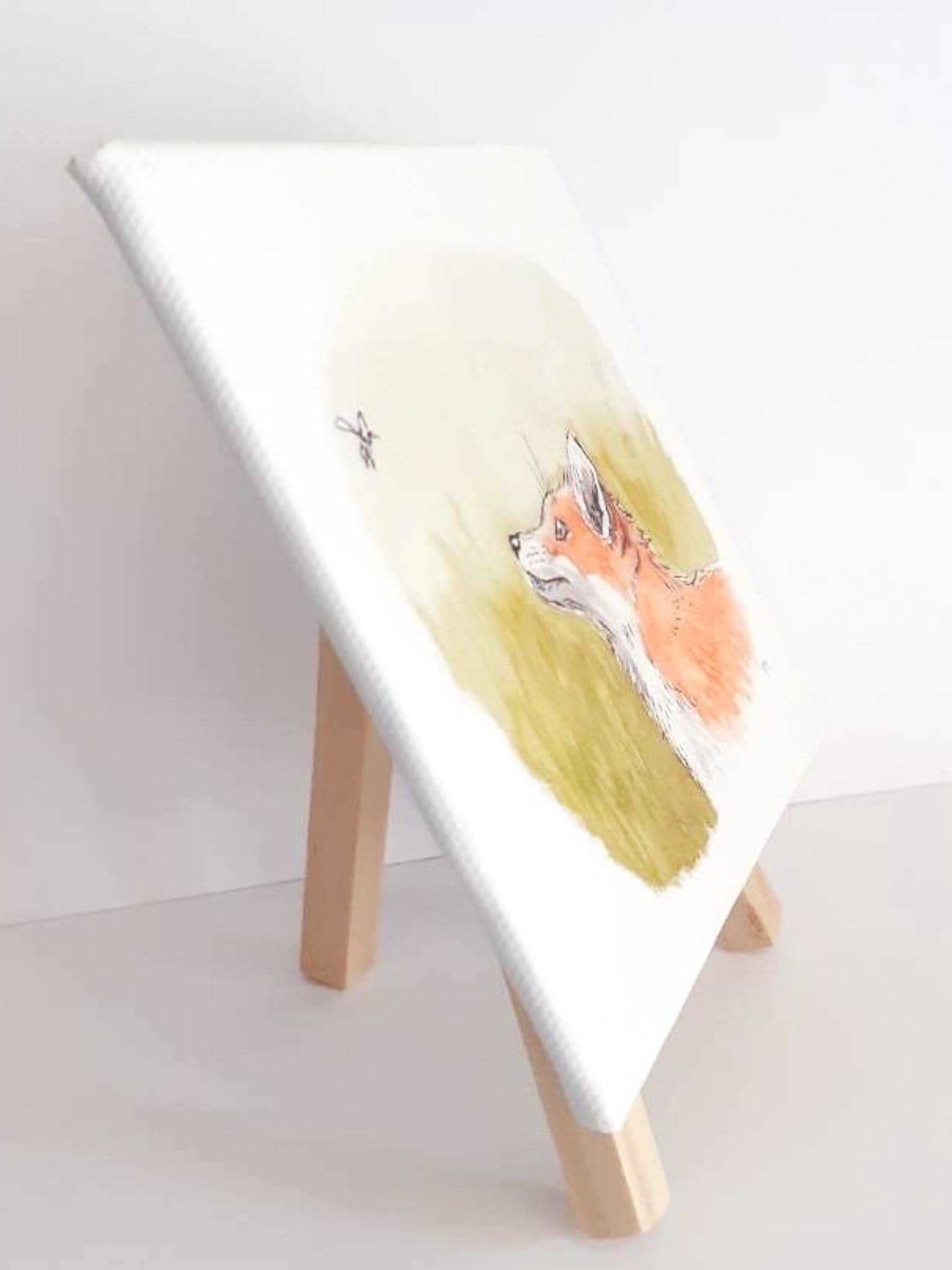 Fox Cub miniature art print