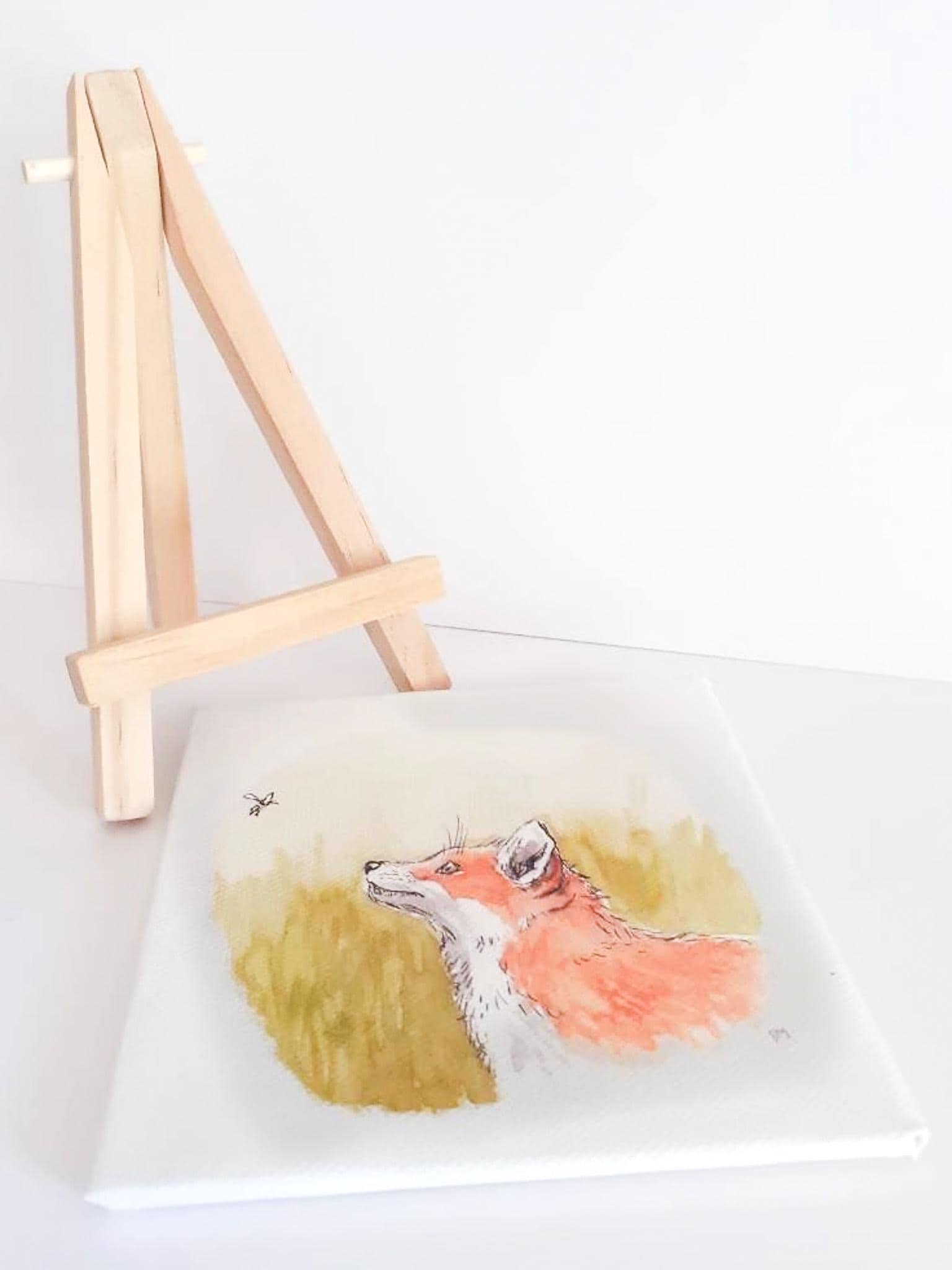 Fox Cub miniature art print