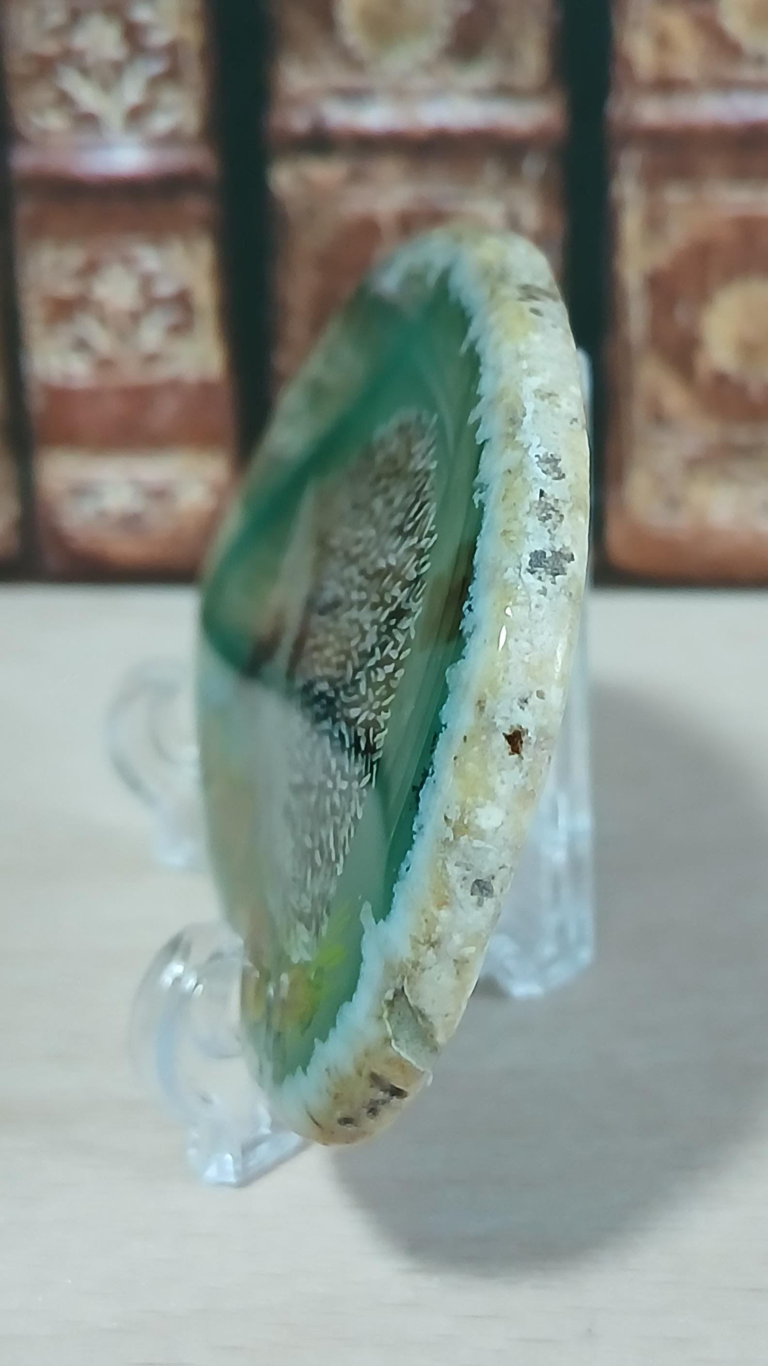 Hedgehog Painting on Agate, hedgehog gift