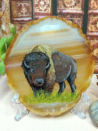 Buffalo Agate Painting